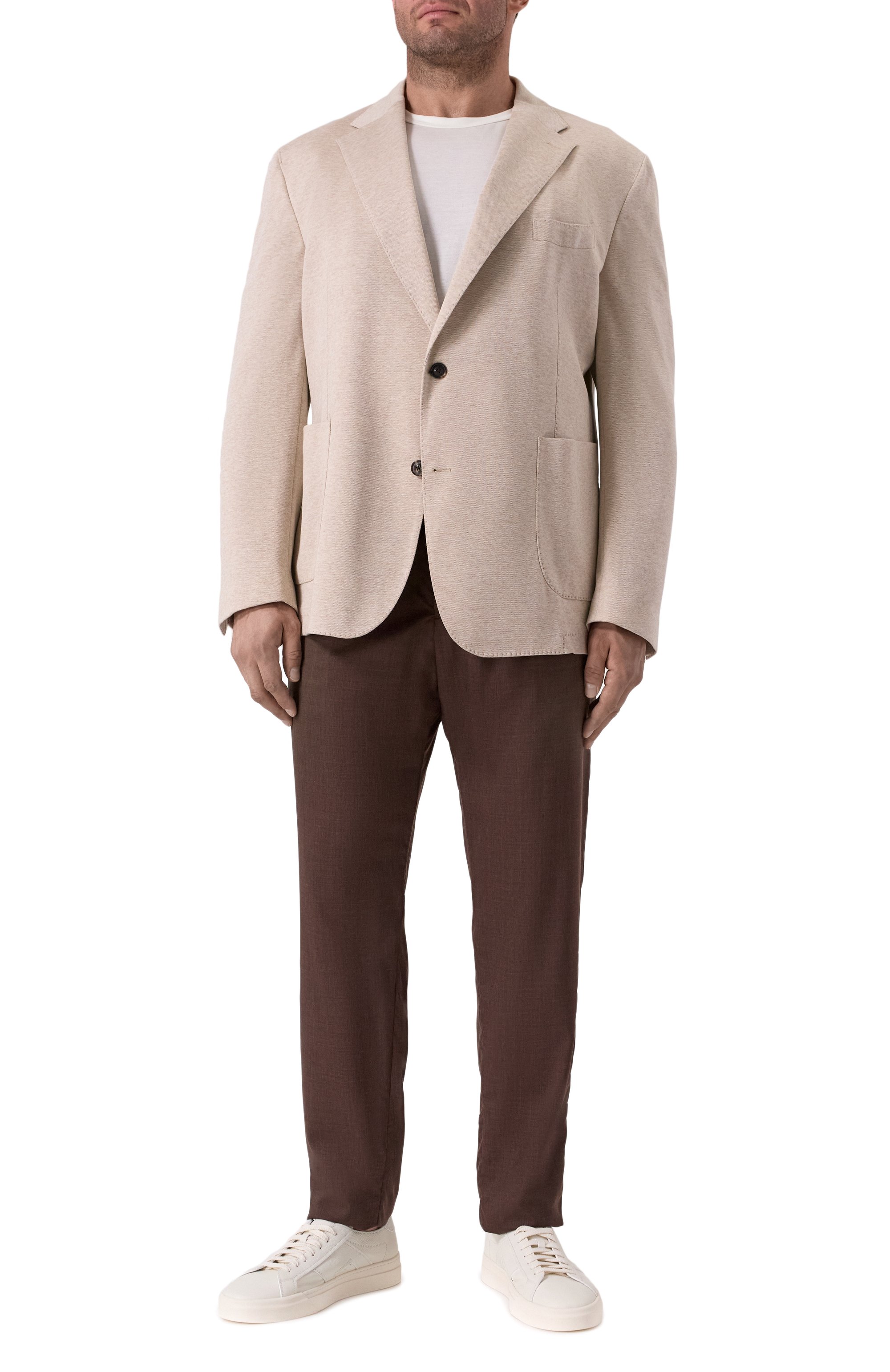 Брюки из шерсти и шелка MARCO PESCAROLO, арт. CHIAIA/5122/58, фото 2