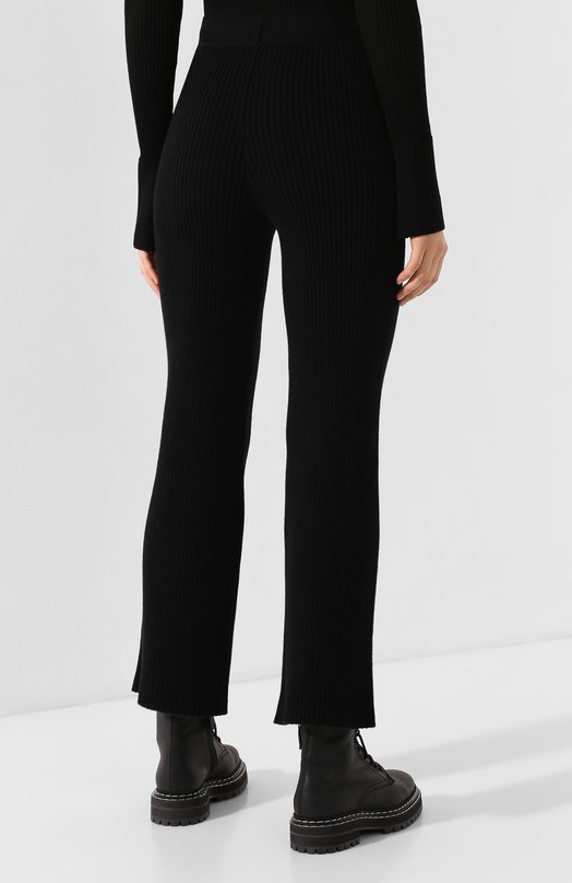 Брюки из смеси шерсти и кашемира Markus Lupfer Чёрный, фото 4