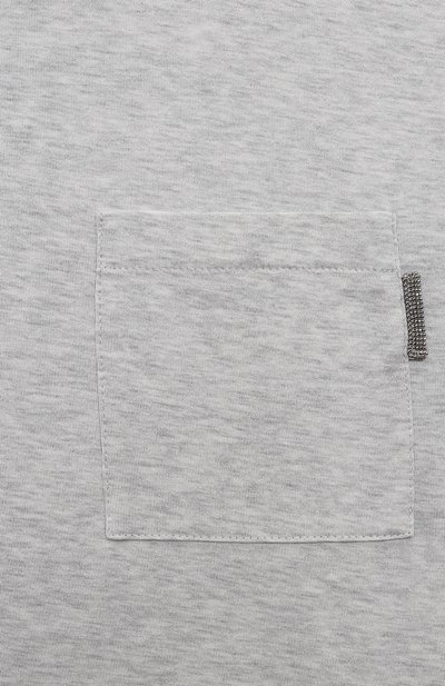 Хлопковая футболка BRUNELLO CUCINELLI, арт. B0A45T047C, фото 3