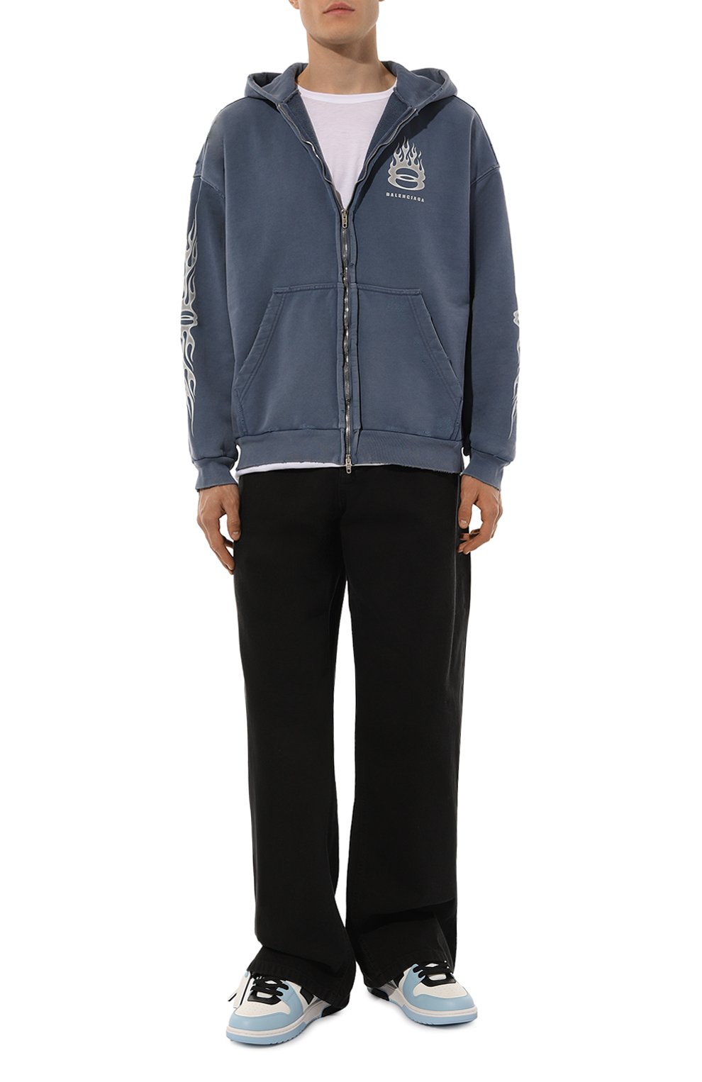 Кожаные кеды out of office OFF-WHITE, арт. 0MIA189F24LEA0054010, фото 2