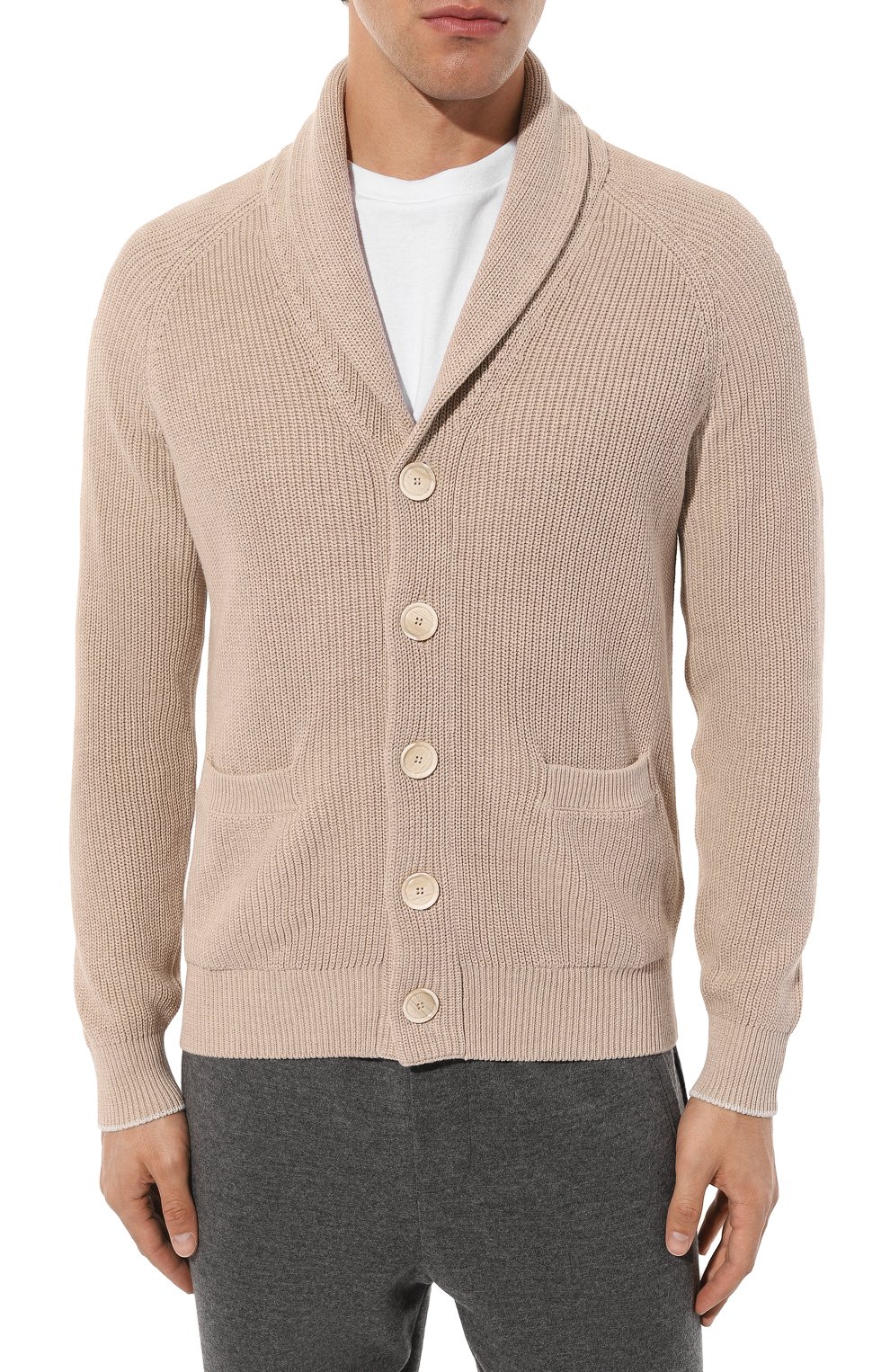 Хлопковый кардиган BRUNELLO CUCINELLI, арт. M2874B2216, фото 3