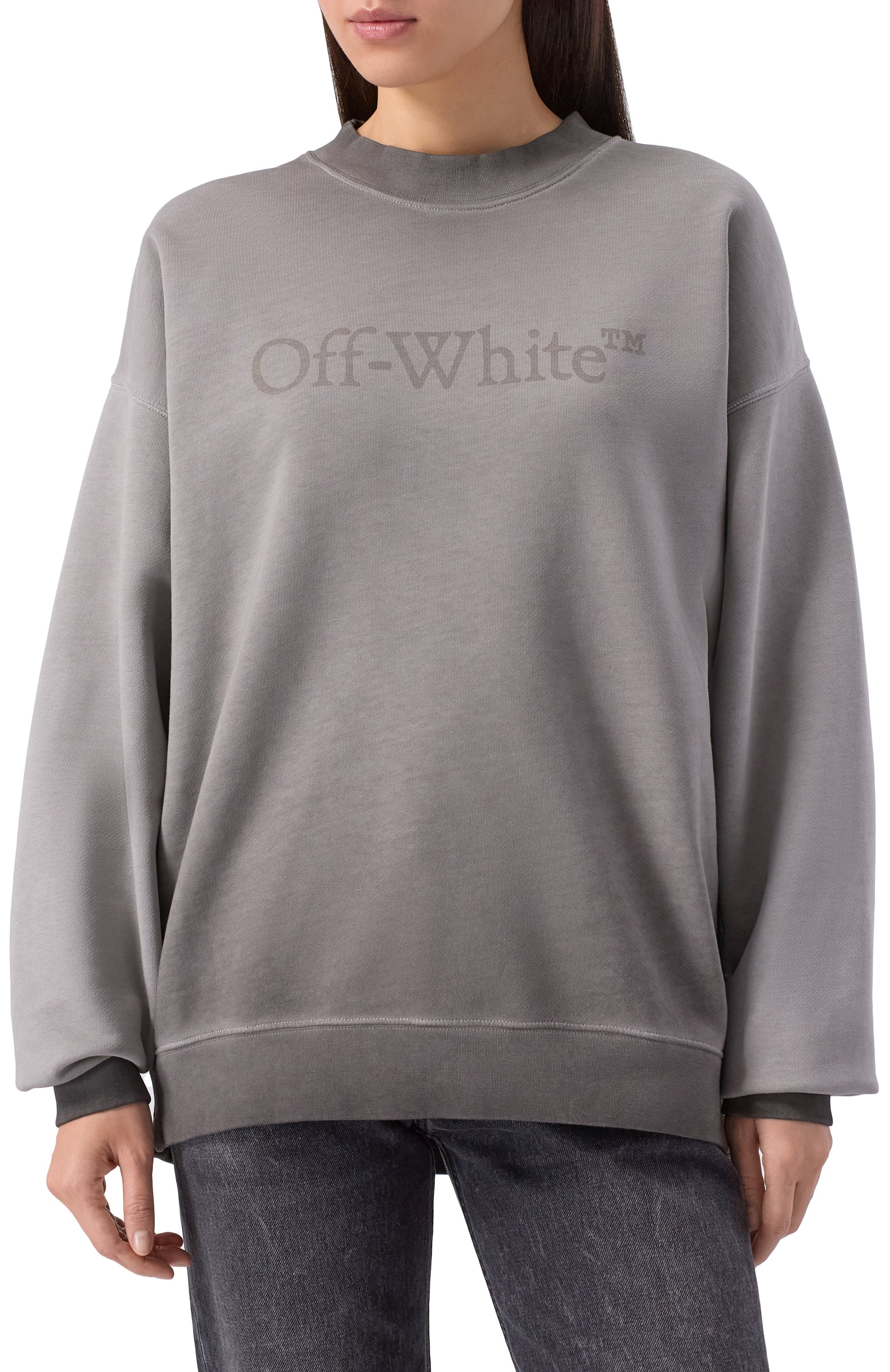 Хлопковый свитшот OFF-WHITE, арт. 0WBA07CF25FLE001, фото 3