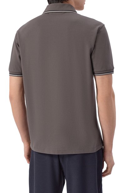 Хлопковое поло EMPORIO ARMANI, арт. EM004607/AF23090, фото 4