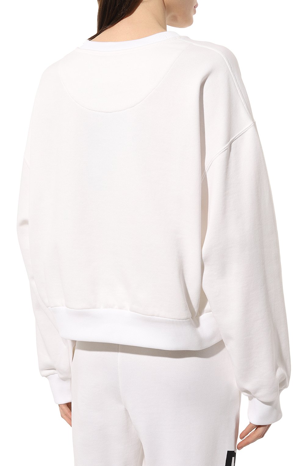 Хлопковый свитшот DOLCE & GABBANA красного цвета по цене 81900 руб., арт. F9L05T/HS7LQ, фото 4 Хлопковый свитшот DOLCE & GABBANA, арт. F9L05T/HS7LQ, фото 4