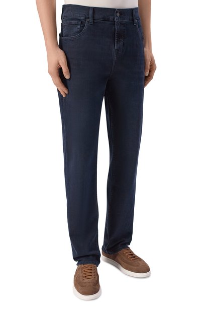 Джинсы slimmy 7 FOR ALL MANKIND черного цвета по цене 29150 руб., арт. 7TC40C51-3LJ, фото 3 Джинсы slimmy 7 FOR ALL MANKIND, арт. 7TC40C51-3LJ, фото 3