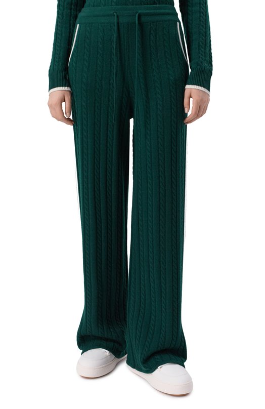 Шерстяные брюки MC2 Saint Barth DIN0001-00026I/DINARD Зелёный  DIN0001-00026I/DINARD Фото 3