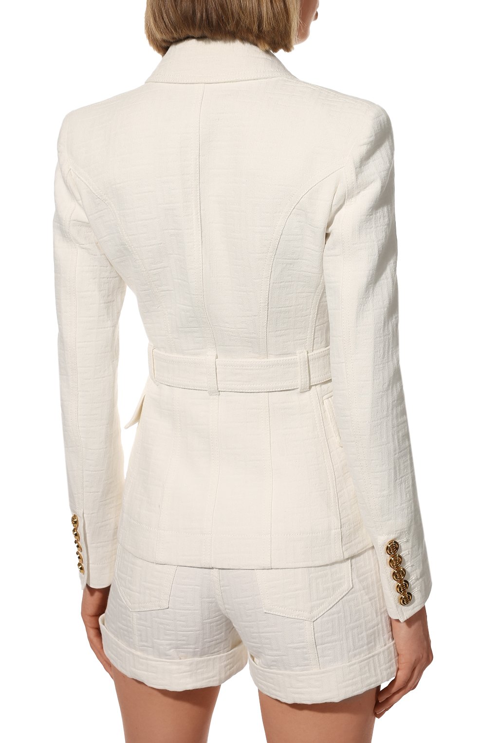 Хлопковый жакет BALMAIN, арт. XF1SG050/DB54, фото 4