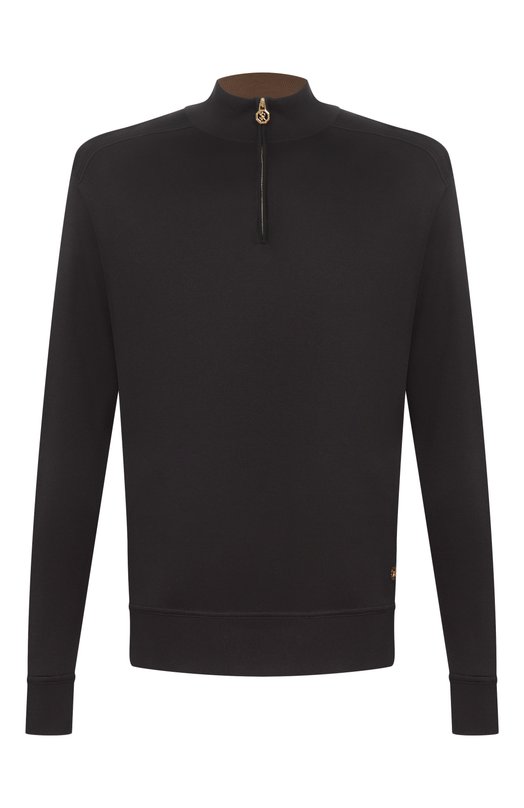 Шелковый джемпер Stefano Ricci K919511L01/R26190 Чёрный K919511L01/R26190