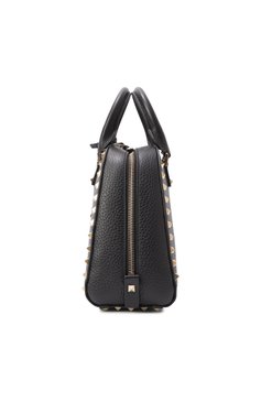Женская сумка rockstud  VALENTINO черного цвета, арт. 6W2B0Q96/VSF | Фото 4 (Размер: medium; Материал: Натуральная кожа; Ремень/цепочка: На ремешке)