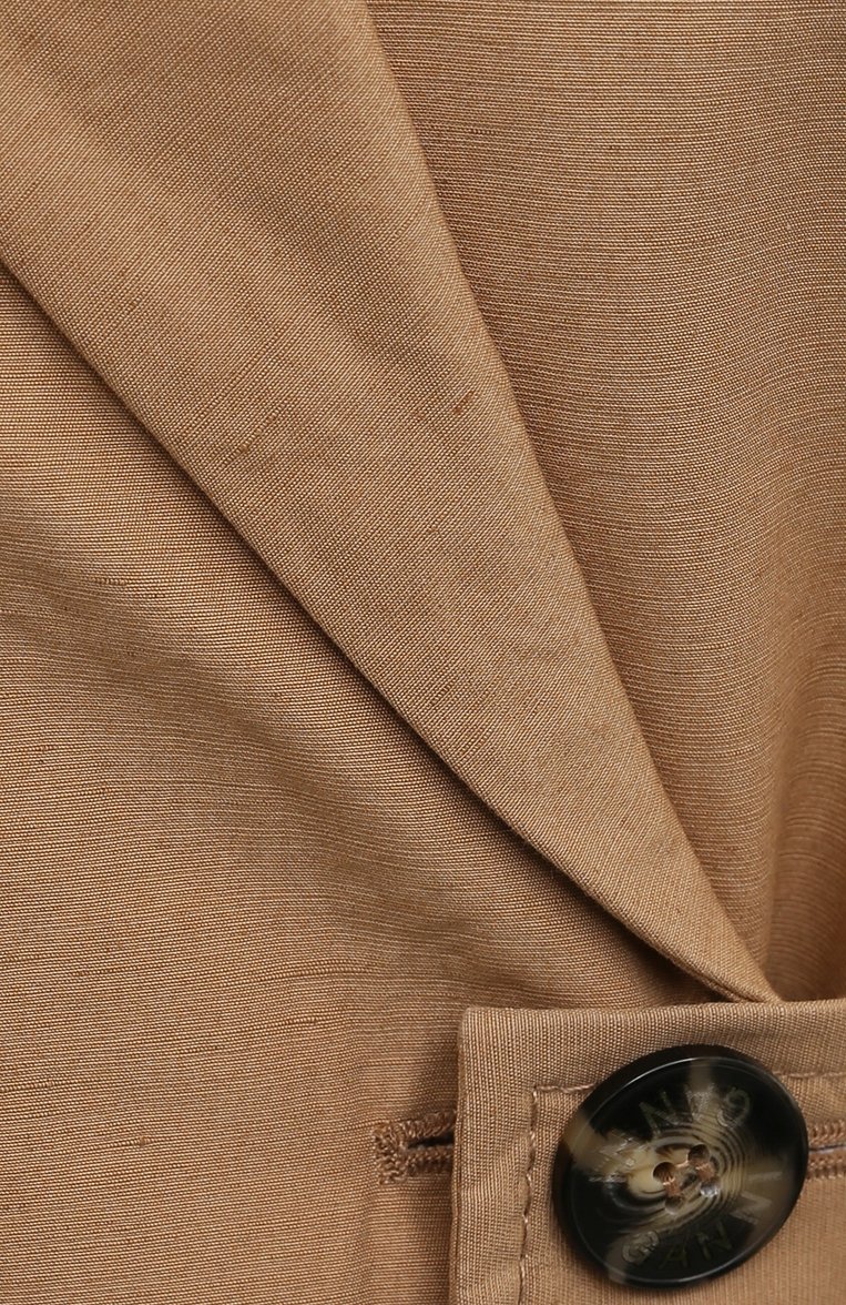 Жакет из хлопка и льна GANNI, арт. F5873, фото 5