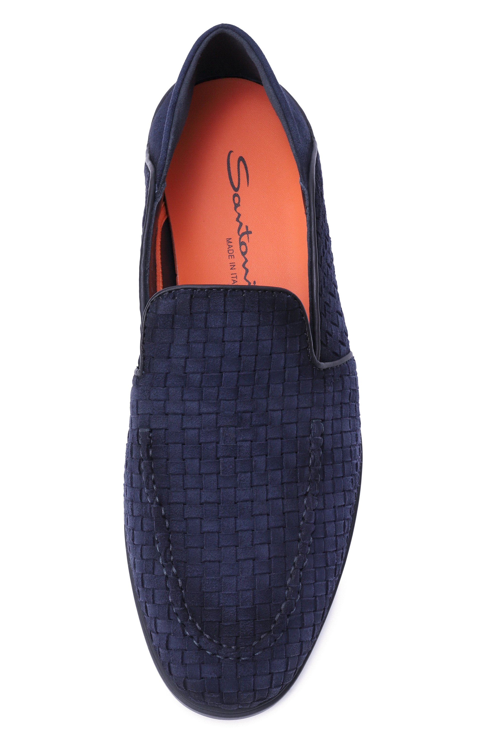 Замшевые лоферы malibu SANTONI, арт. MGAG1903600TSAYC, фото 6