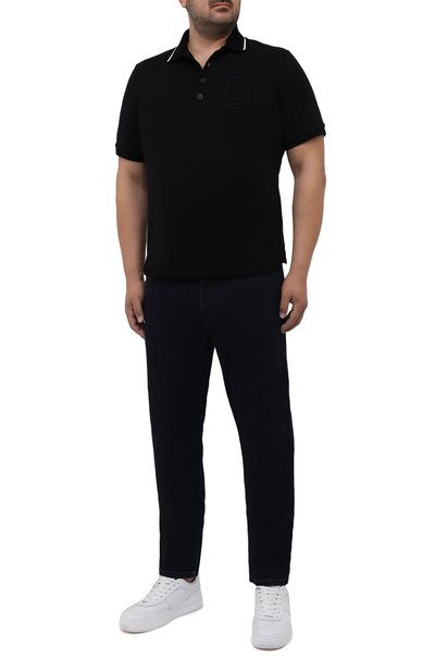 Хлопковое поло BURBERRY, арт. 8045489, фото 2