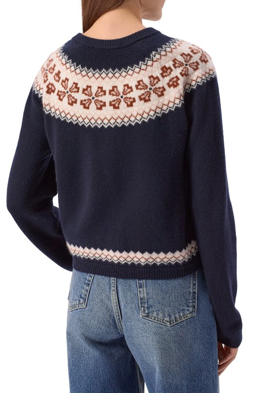 Кашемировый кардиган Frame Denim WF25KSW040 Синий  WF25KSW040 Фото 4