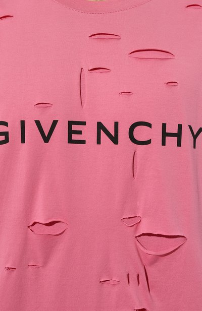 Хлопков ая футболка GIVENCHY, арт. BM71GL3Y9V, фото 5