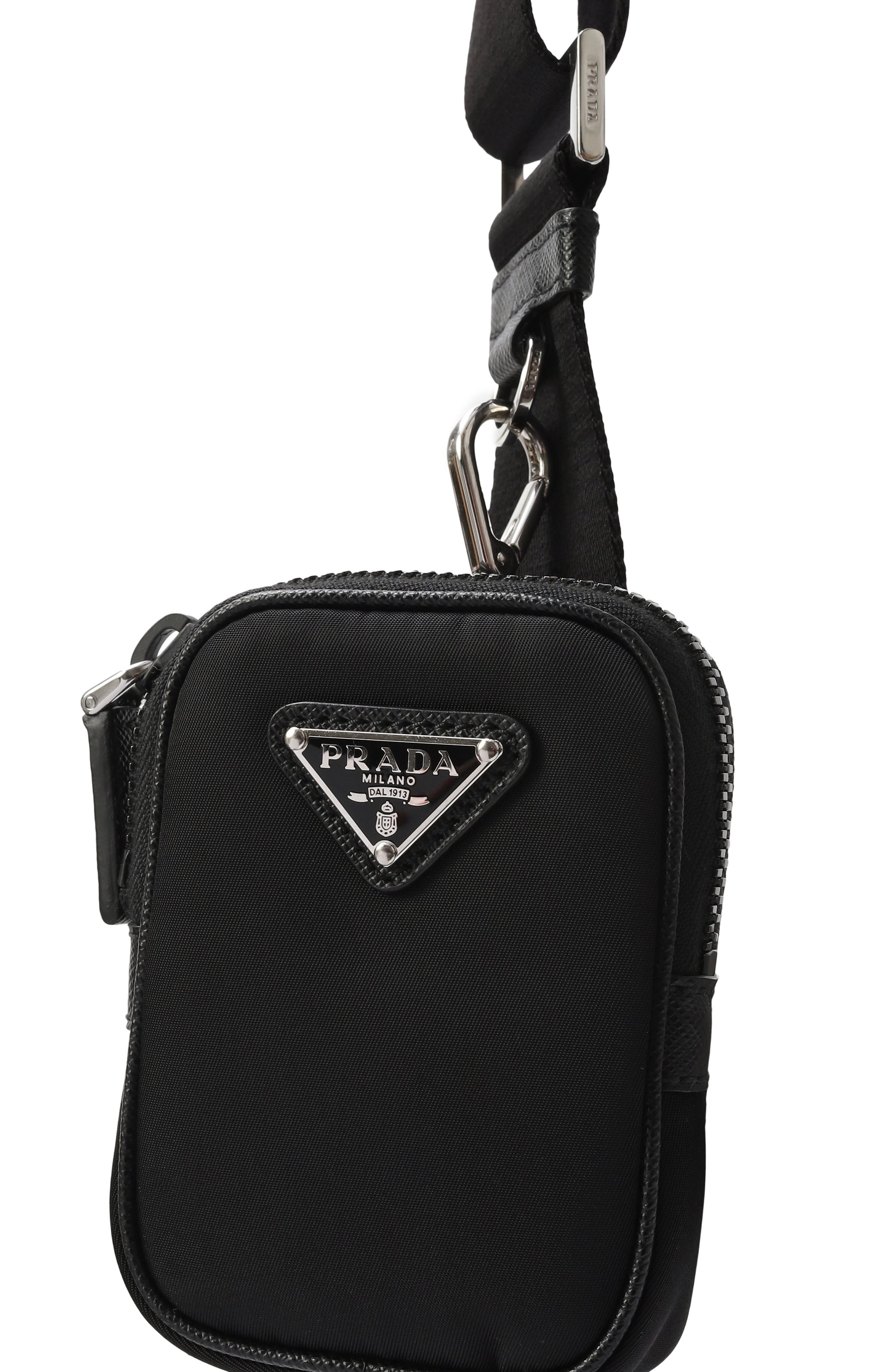 Сумка PRADA черного цвета по цене 165000 руб., арт. 2VH113-2DMH-F0002-OOO, фото 3 Сумка PRADA, арт. 2VH113-2DMH-F0002-OOO, фото 3