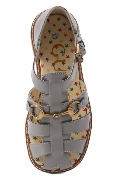 Кожаные сандалии GUCCI, арт. 681350/D7300, фото 4