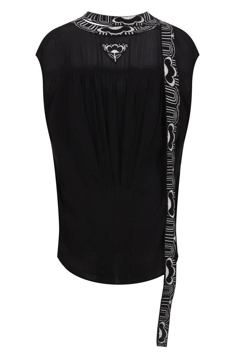 Топ из вискозы PRADA, арт. P940I-1Z4J-F0967, фото 2