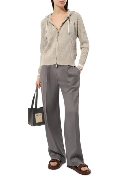 Хлопковый кардиган ELEVENTY светло-зеленого цвета по цене 69950 руб., арт. G81MAGG20 MAG0G043, фото 2 Хлопковый кардиган ELEVENTY, арт. G81MAGG20 MAG0G043, фото 2