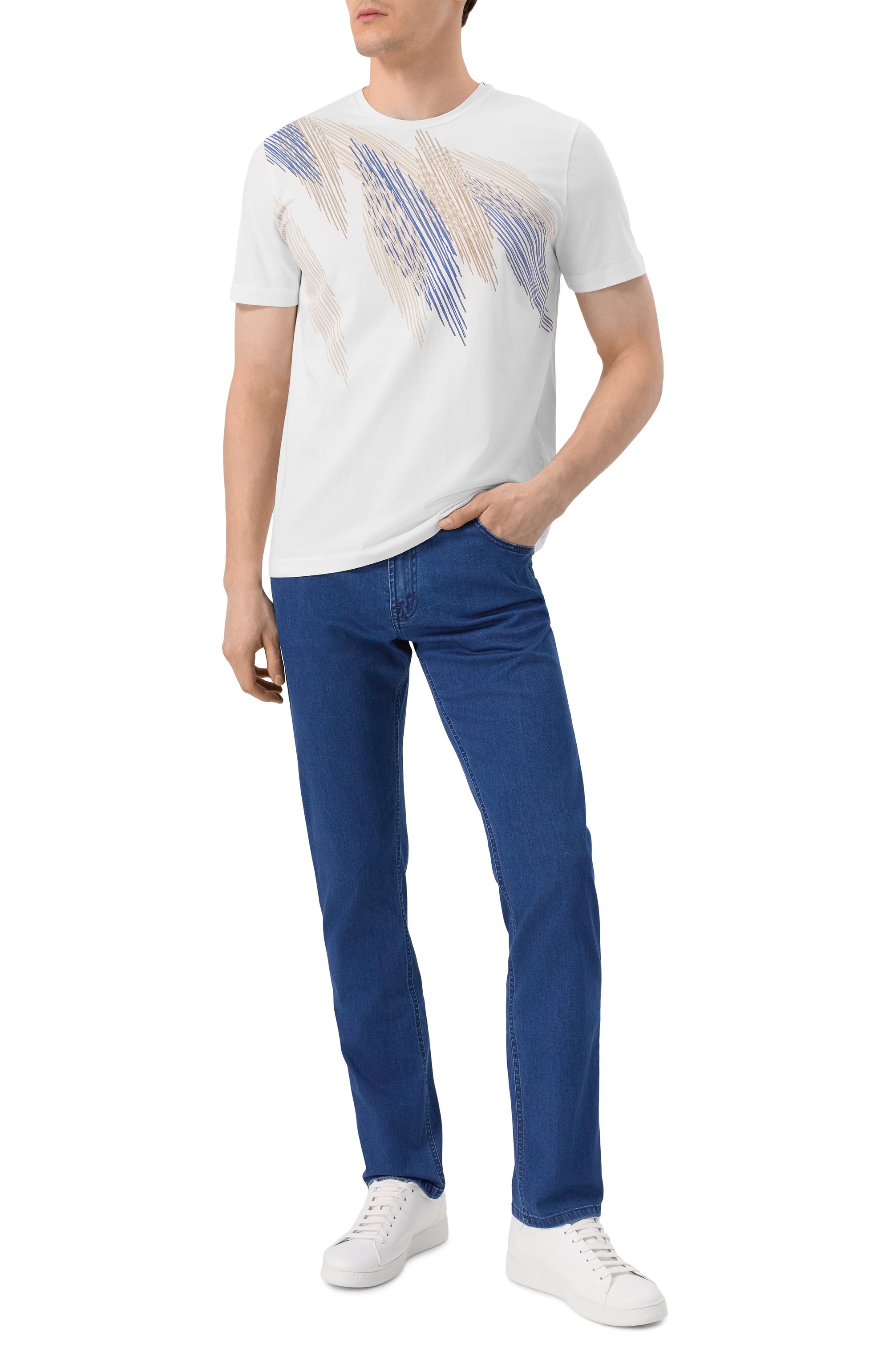 Хлопковая футболка CORNELIANI, арт. 25G589-2525065, фото 2