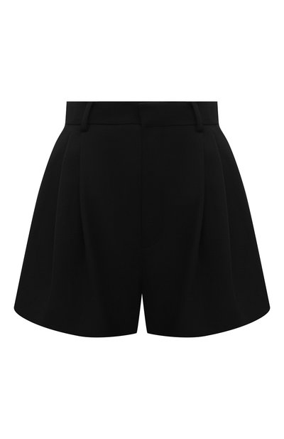 Женские шерстяные шорты SAINT LAURENT, арт. 663805/Y7C25