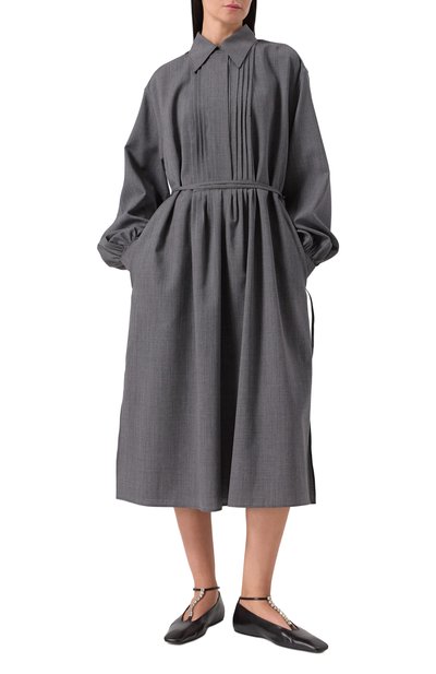 Шерстяное платье JIL SANDER, арт. J02CT0390-J40171, фото 3