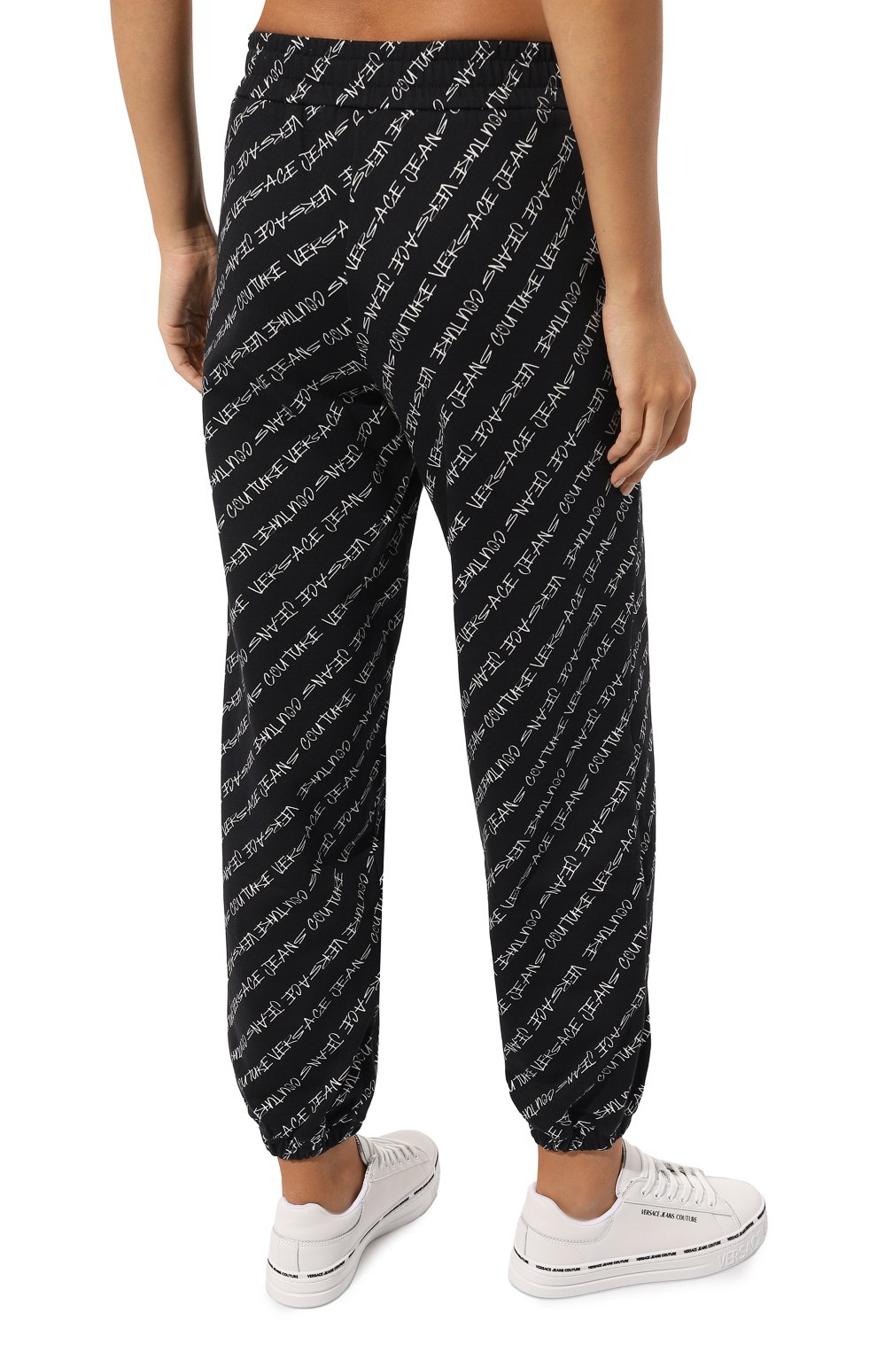 Хлопковые джоггеры VERSACE JEANS COUTURE, арт. 75HAA320/FS097, фото 4