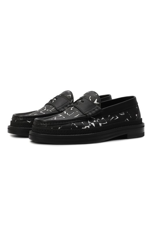

Текстильные лоферы Ezra Jimmy Choo x Eric Haze x Poggy Jimmy Choo, Чёрный