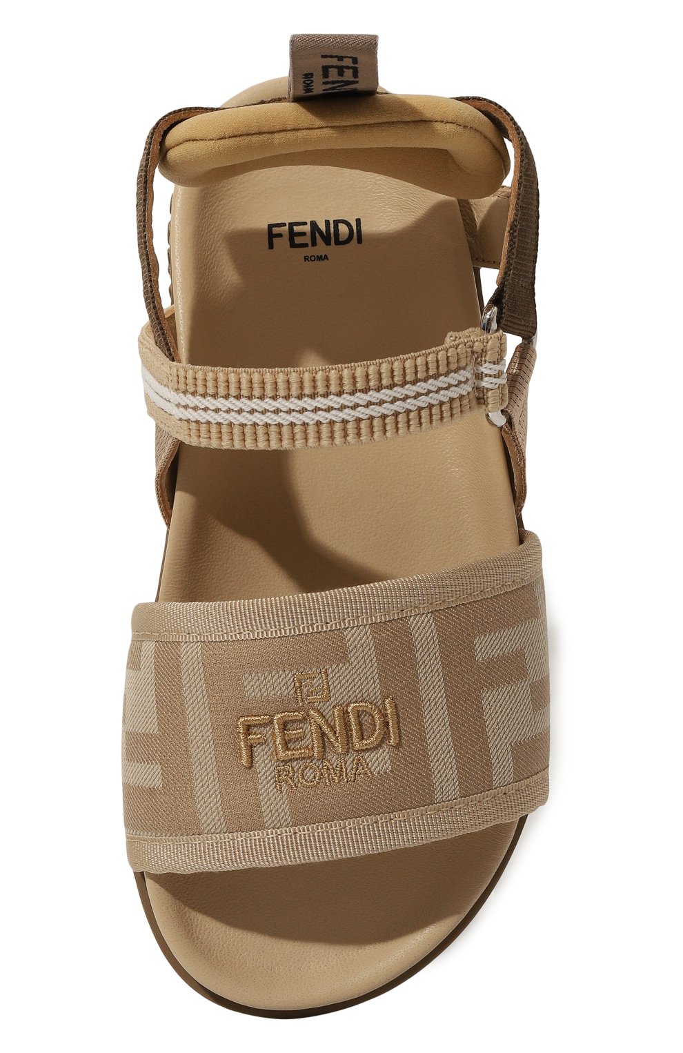 Текстильные сандалии FENDI, арт. JMR437/AQ74/27-31, фото 4