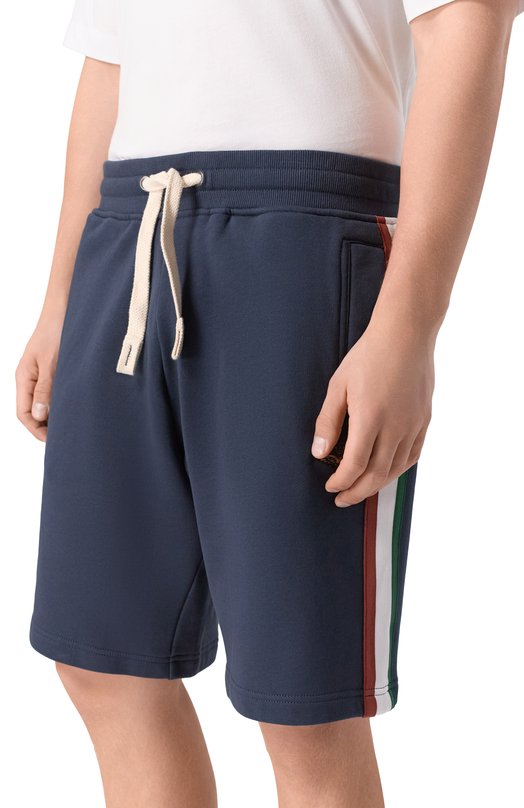 Хлопковые шорты Aeronautica Militare BF0030UF00677 Синий  BF0030UF00677 Фото 3