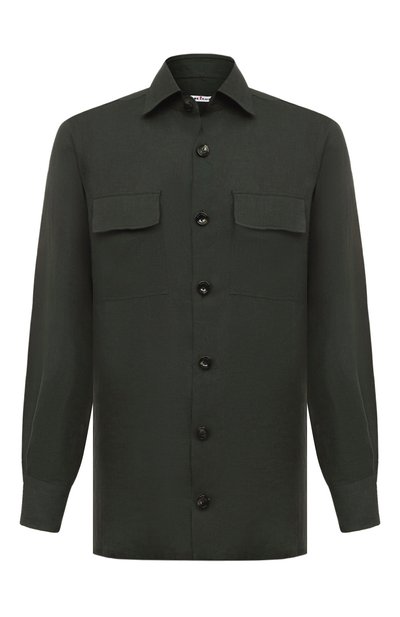 Мужская льняная рубашка KITON, арт. UMC016H08838