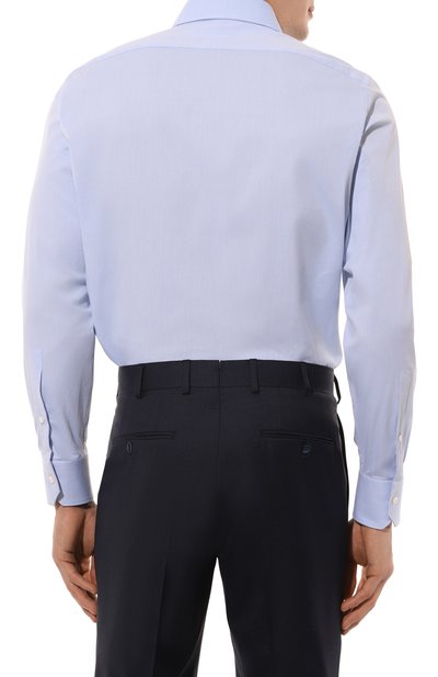 Хлопковая сорочка ZEGNA, арт. 701511A7/9MS0BA, фото 5