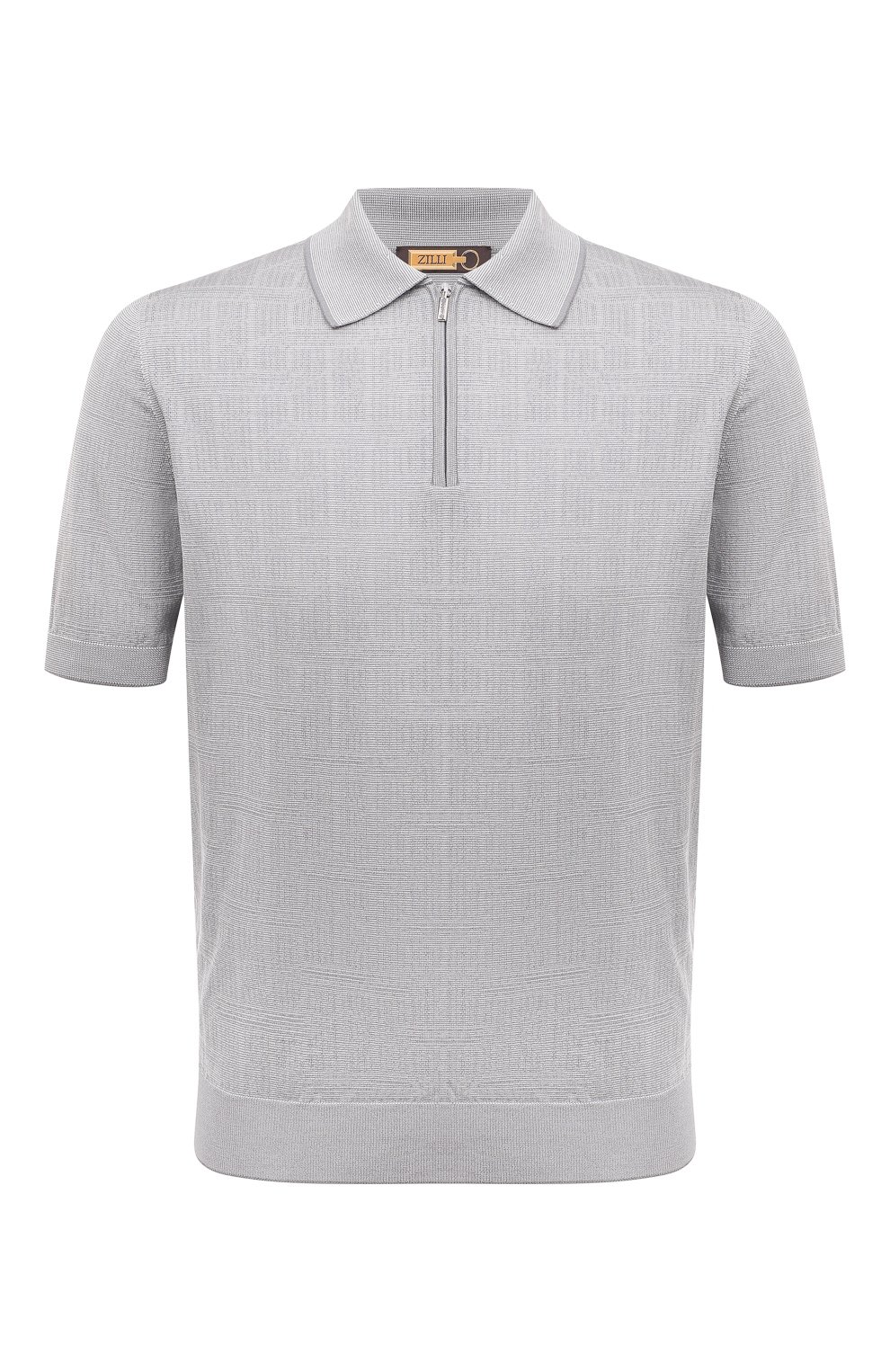 Поло из хлопка и шелка ZILLI, арт. MBZ-PZ112-REGI1/MC01, фото 1