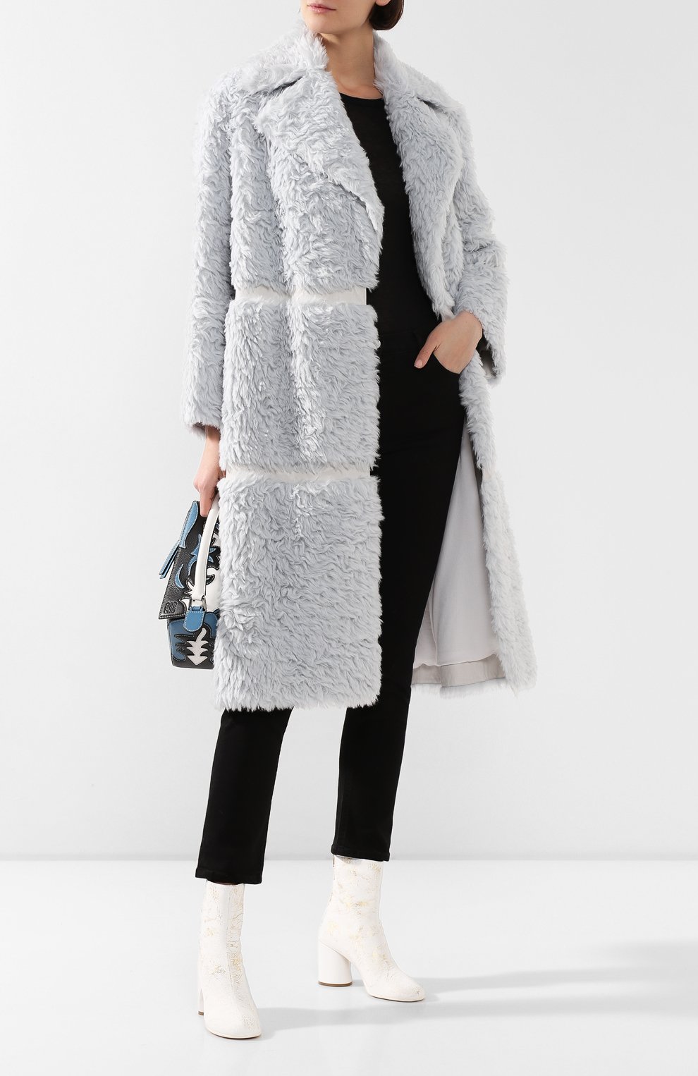 Шуба из экомеха VIKA GAZINSKAYA, арт. FW18 -2217, фото 2