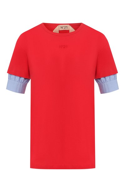 Женская хлопковая футболка N21, арт. 19E N2M0/F021/4157