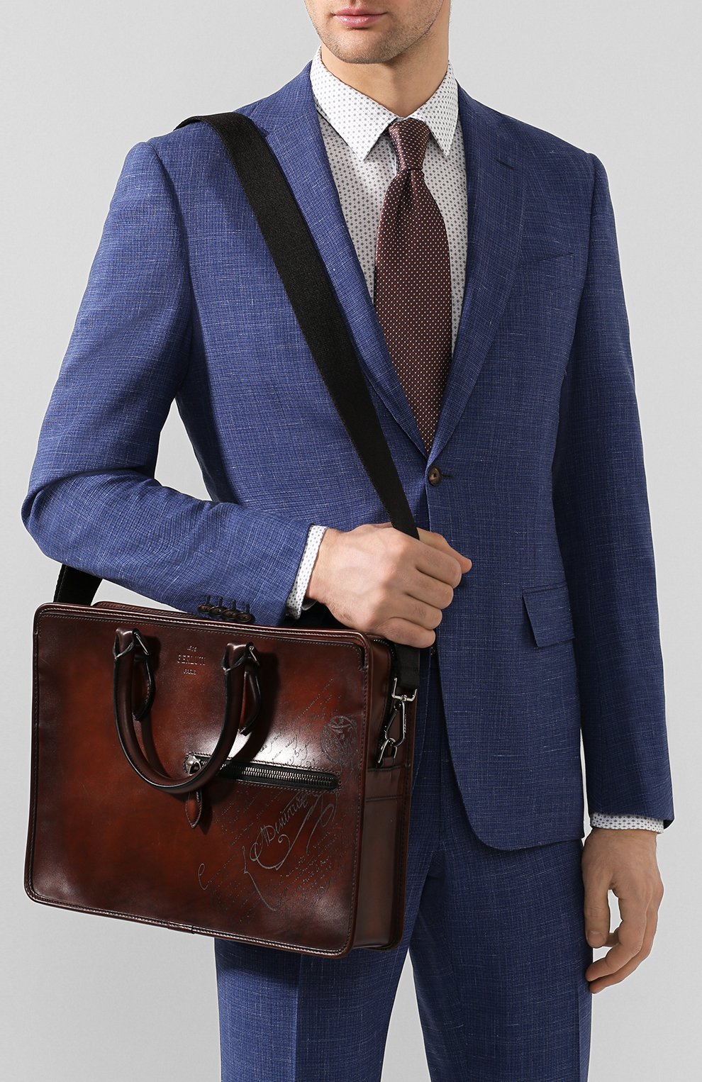 Кожаная сумка для ноутбука BERLUTI, арт. M200493, фото 5