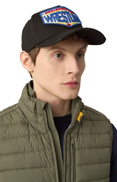 Хлопковая бейсболка DSQUARED2, арт. BCM0902/05C00001, фото 2