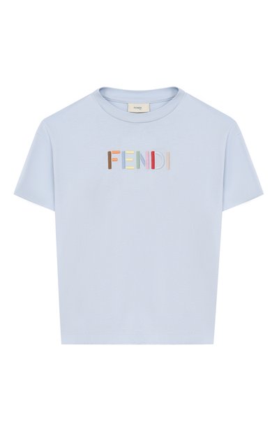 Хлопковая футболка FENDI, арт. JUI207/AY8D/8A-12+
