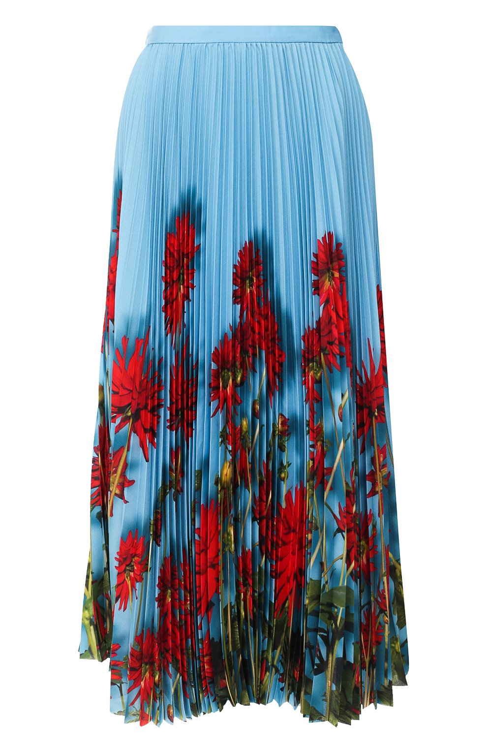 Плиссированная юбка DRIES VAN NOTEN голубого цвета по цене 114500 руб., арт. 192-10833-8231, фото 1 Плиссированная юбка DRIES VAN NOTEN, арт. 192-10833-8231, фото 1