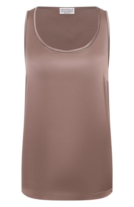 Женский атласный топ BRUNELLO CUCINELLI, арт. M0C59DE330