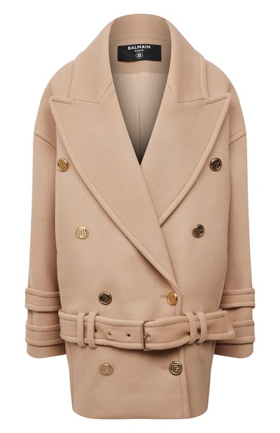 Женское шерстяное пальто BALMAIN, арт. WF1UA005/W006