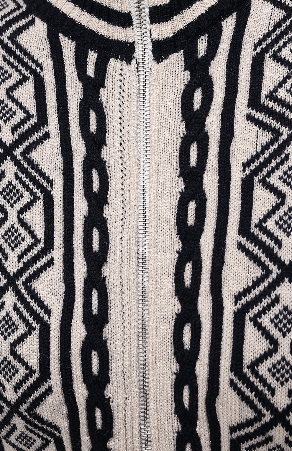 Шерстяной кардиган DRIES VAN NOTEN белого цвета по цене 72650 руб., арт. 202-11256-1700, фото 5 Шерстяной кардиган DRIES VAN NOTEN, арт. 202-11256-1700, фото 5