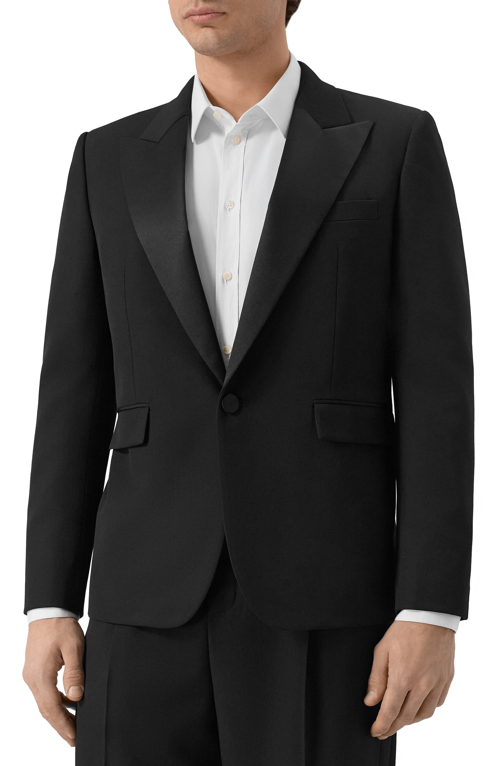 Шерстяной смокинг SAINT LAURENT, арт. 780354/Y512W, фото 3