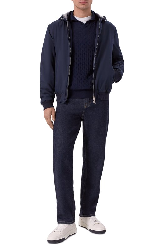 Бомбер Stefano Ricci MDJ5300160/PL001T Синий  MDJ5300160/PL001T Фото 2