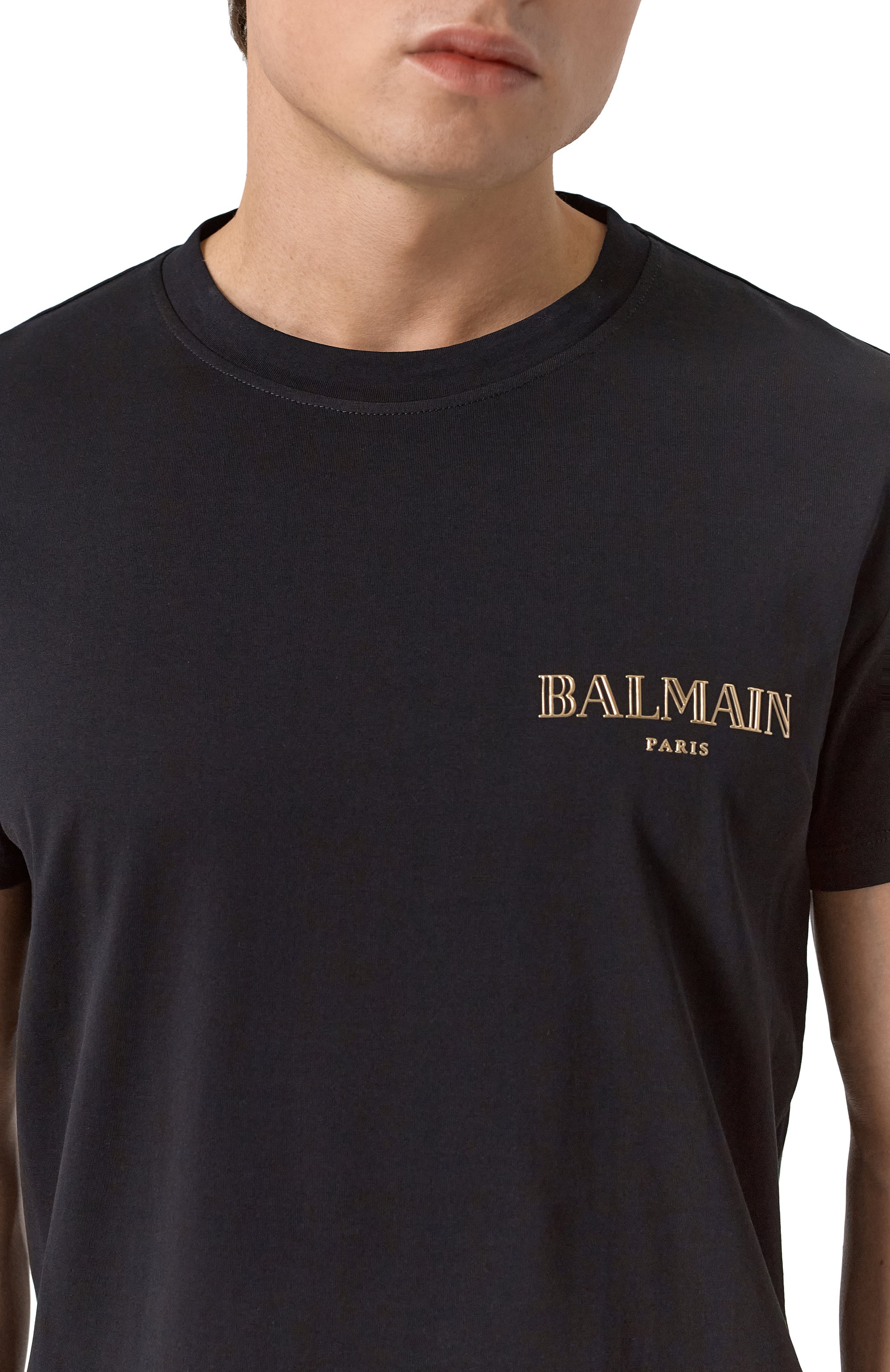 Хлопковая футболка BALMAIN, арт. EH1EF000/GD84, фото 5