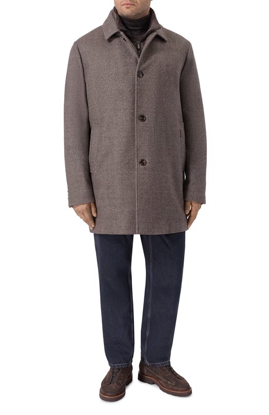 Шерстяная куртка Monferrato-LP Moorer M0NFERRAT0/LP Коричневый  M0NFERRAT0/LP Фото 2