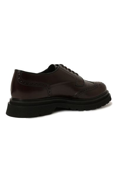 Кожаные дерби PRADA, арт. 2EE307-B4L-F0003, фото 5