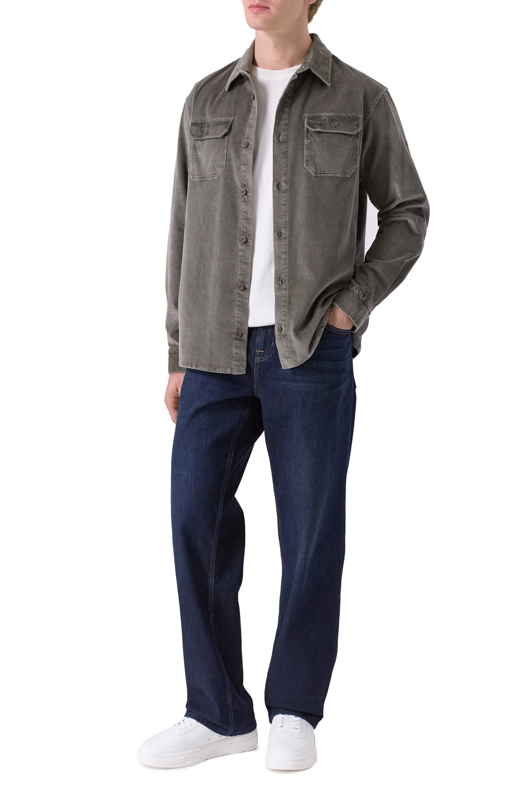 Вельветовая рубашка PAUL&SHARK, арт. 14313179, фото 2