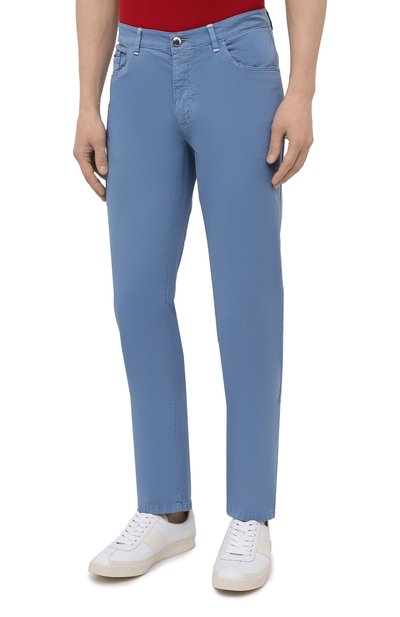 Брюки из хлопка и шелка ZILLI, арт. M0V-D0120-C0L01/S001, фото 3