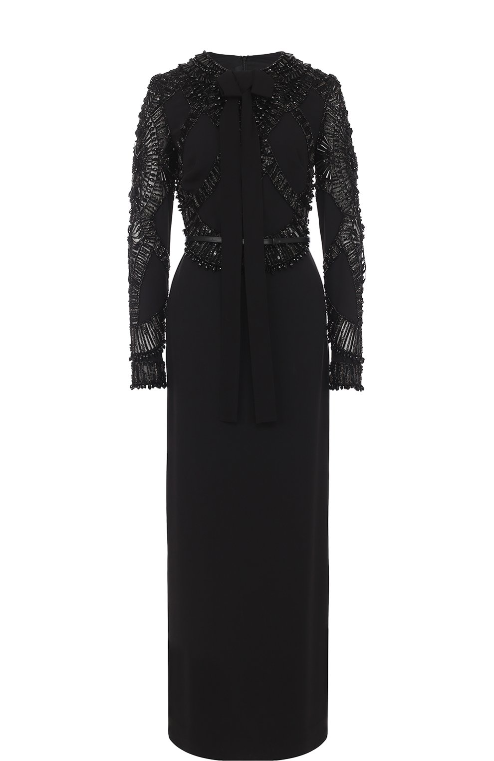 Приталенное платье-макси с вышивкой ELIE SAAB, арт. 9025, фото 1