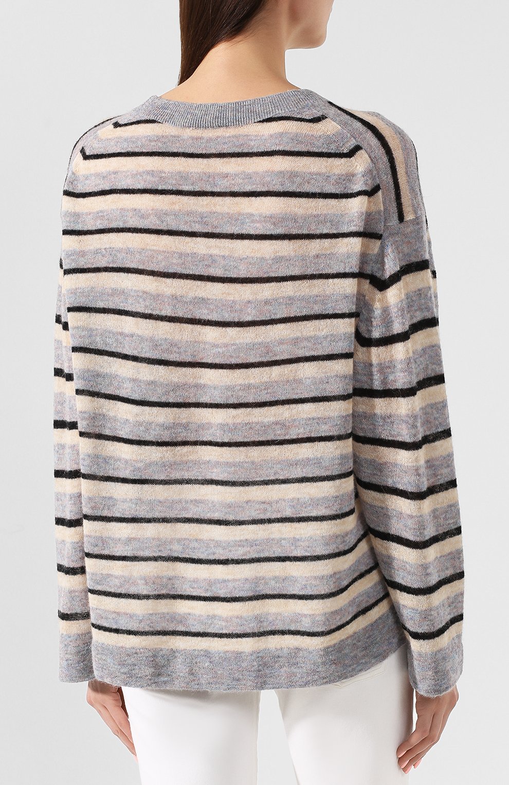 Пуловер ACNE STUDIOS серого цвета по цене 24600 руб., арт. A60046, фото 4 Пуловер ACNE STUDIOS, арт. A60046, фото 4